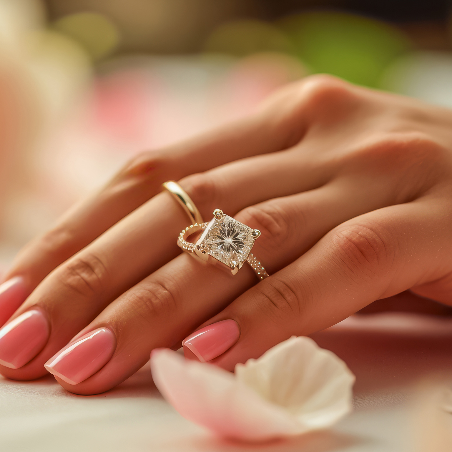 Elegant Pyora rings with a sleek, sparkling design that adds timeless charm and sophistication.